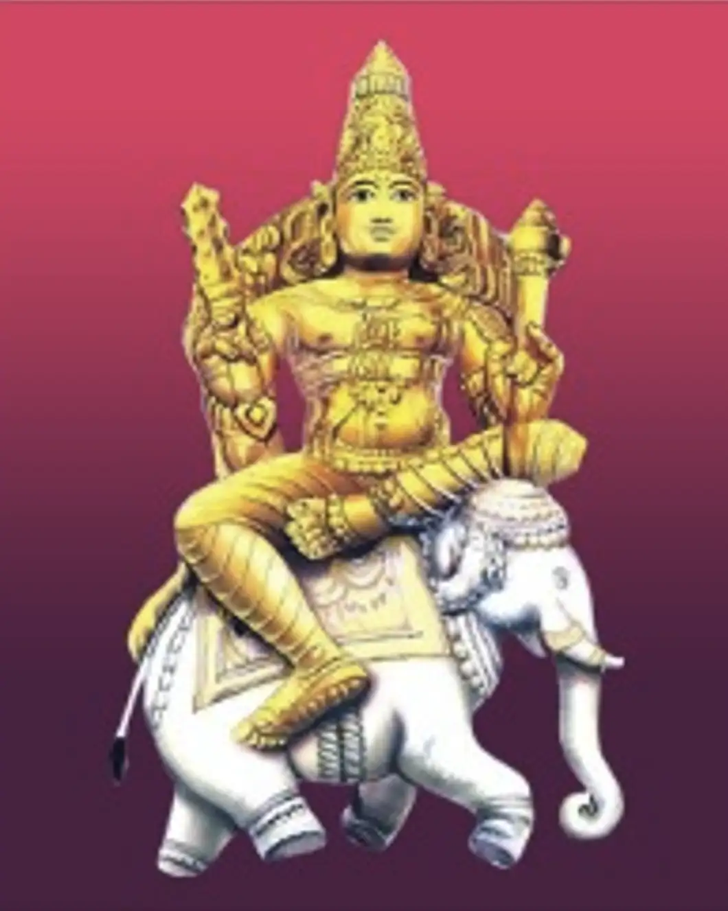 இந்திரன் — வெள்ளை யானை மீது
